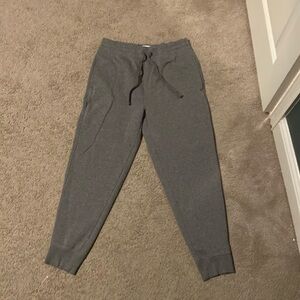 grey cotton workout pants
